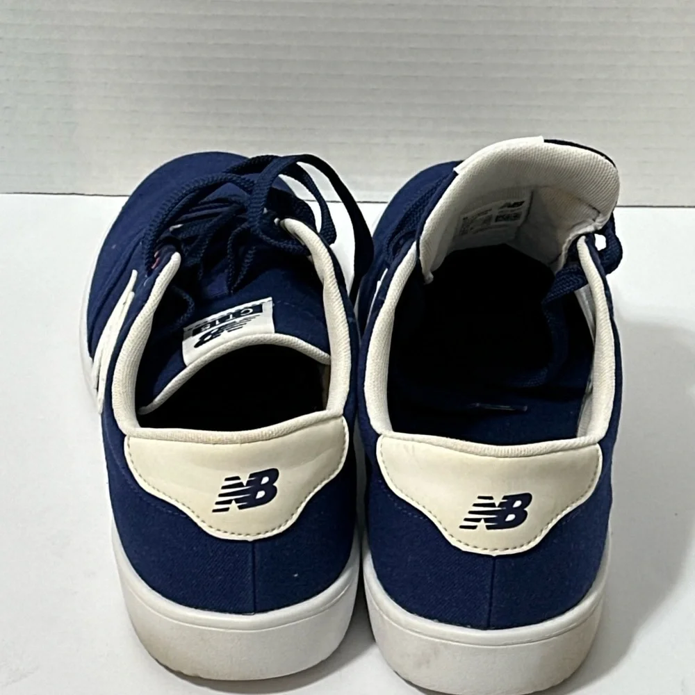 New Balance Navy and White CT15 Canvas Skate Shoes - Picture 7 of 9